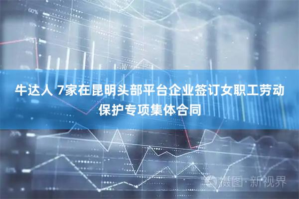 牛达人 7家在昆明头部平台企业签订女职工劳动保护专项集体合同