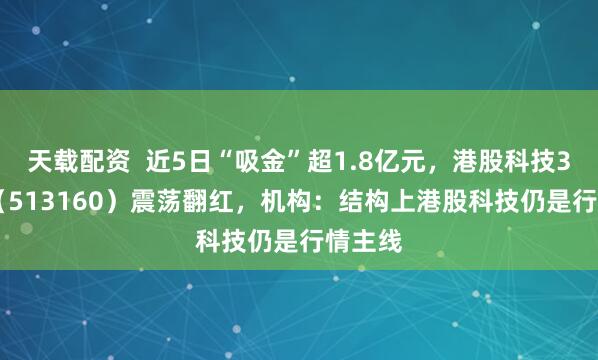 天载配资  近5日“吸金”超1.8亿元，港股科技30ETF（513160）震荡翻红，机构：结构上港股科技仍是行情主线